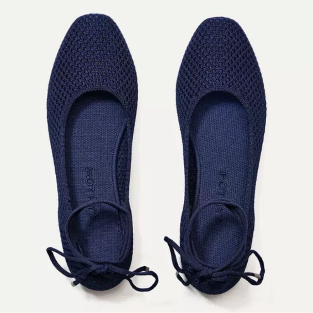 Rothy’s The Square Wrap Size W10 Navy Blue - image 2